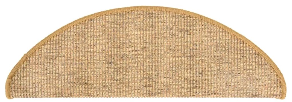 Tapetes de escada autoadesivos 15 pcs 65x21x4 cm laranja