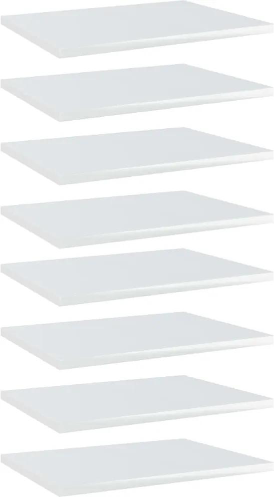 Prateleiras para estante 8 pcs 40x30x1,5cm contraplacado branco