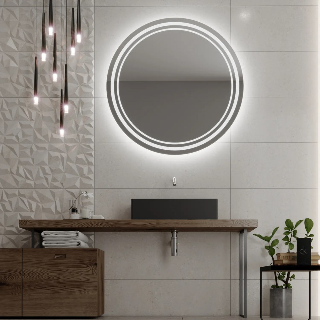 Espelho Redondo LED C5 40x40