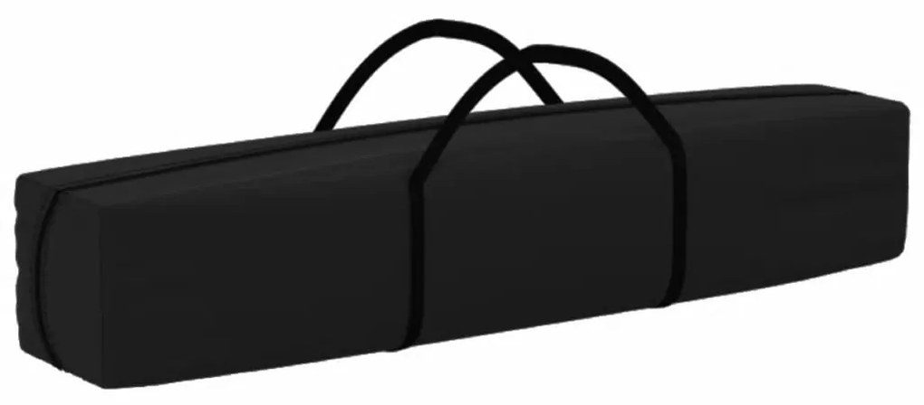 Tenda para festas dobrável 3x6 m preto