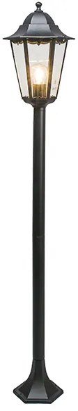 Candeeiro de pé clássico para exterior preto 125 cm IP44 - Nova Orleans Clássico / Antigo,Country / Rústico