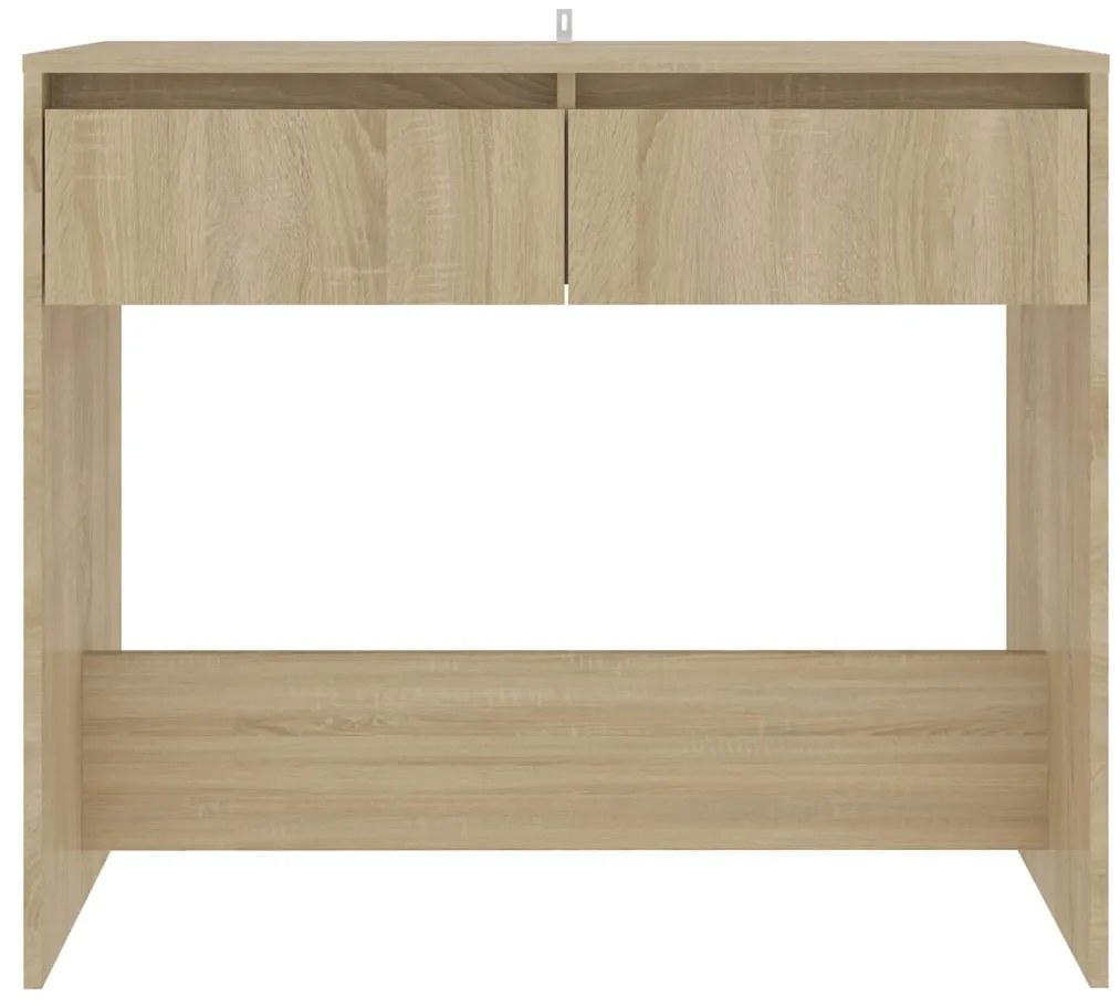 Mesa consola 89x41x76,5 cm derivados de madeira carvalho sonoma