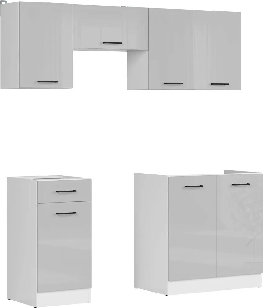 Conjunto de cozinha modular Line Grey 118