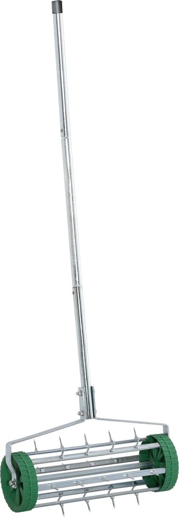 Rolo arejador para relvado com cabo telescópico 98L x 45l x 87H cm Verde