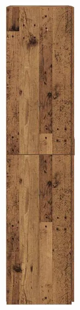 Buffet Highboard Madeira Antiga 40x42,5x185 cm Madeira Reforçada