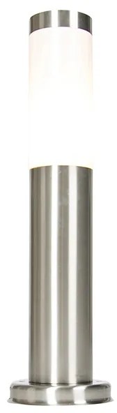 Candeeiro de poste exterior moderno em aço 45 cm IP44 - Rox Moderno