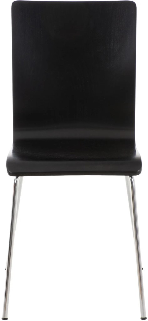 Conjunto de 4 cadeiras de cozinha e sala de jantar Pepe 43 x 87 x 47 cm Preto