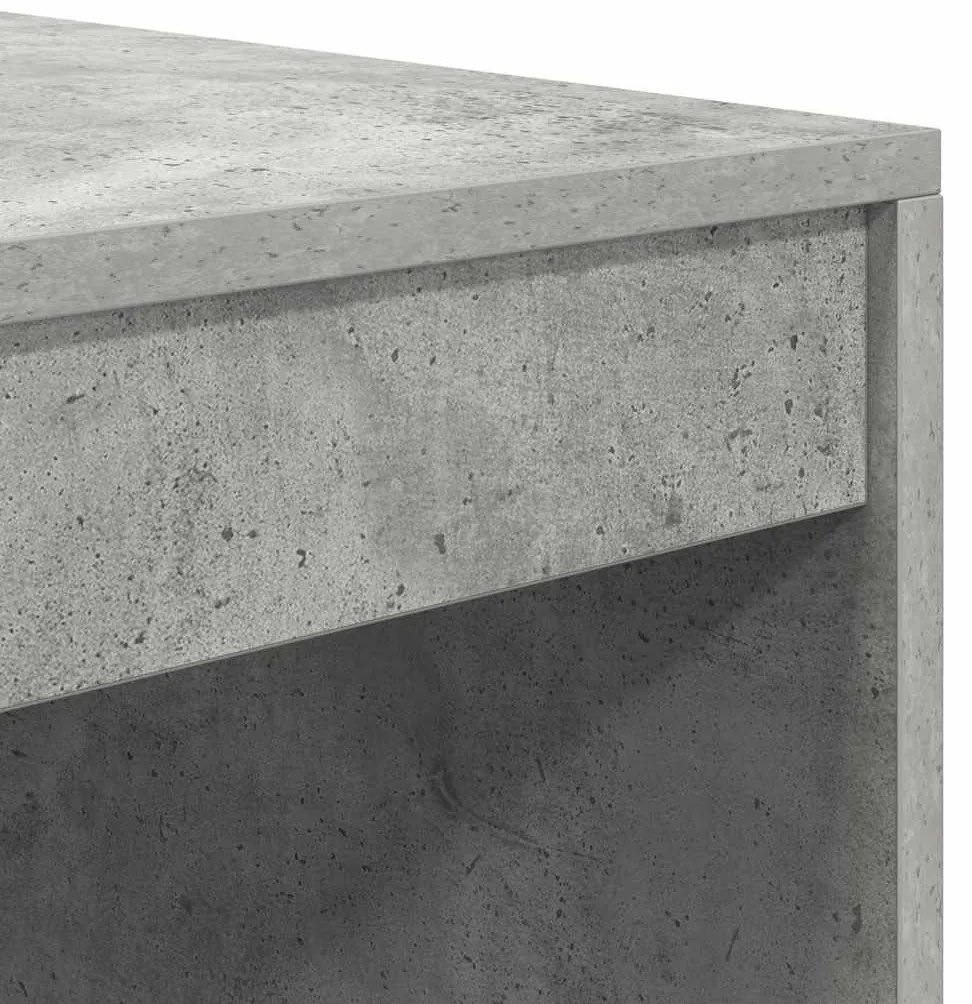 Mesa Betão Cinza 80x50x76 cm Madeira engenheirada