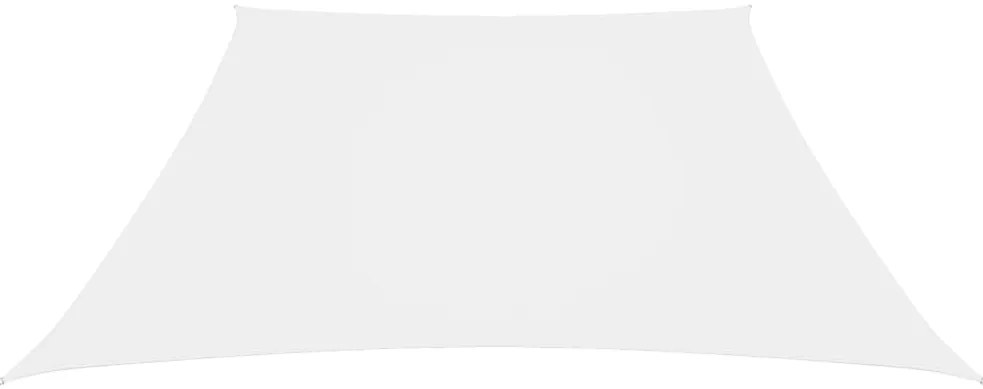 Para-sol estilo vela tecido oxford trapézio 4/5x4 m branco
