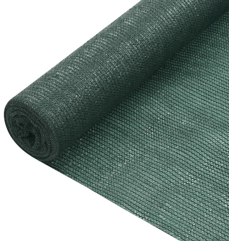 149382 vidaXL Rede de ocultação para privacidade PEAD 75 g/m² 1,8x50 m verde