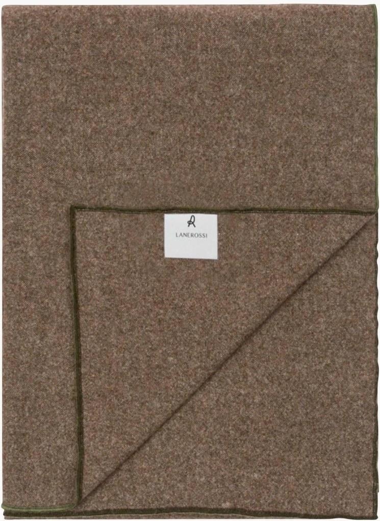 Manta em lã merino Living