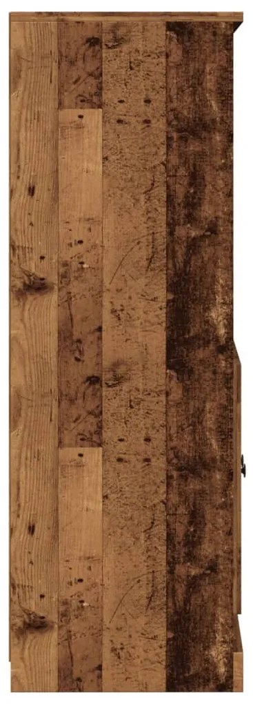 Armário alto derivados de madeira 60x35,5x103,5cm madeira velha