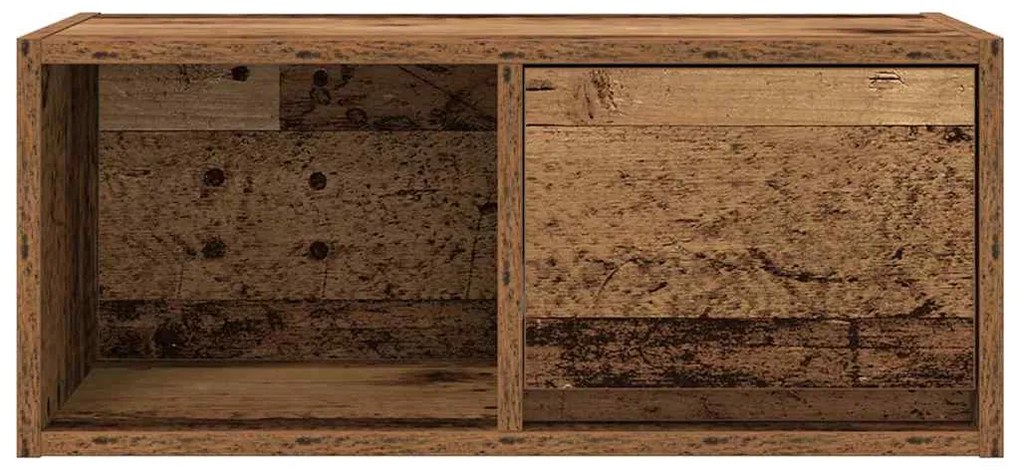 Móveis TV 2 peças madeira velha 60x31x25,5cm madeira trabalhada