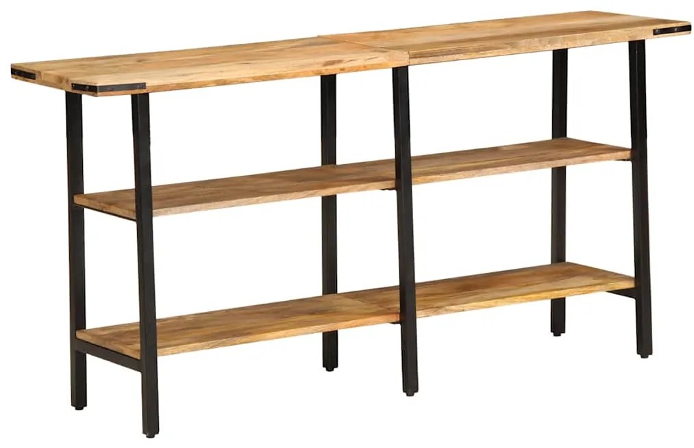 Mesa consola 140x35x70 cm madeira de mangueira maciça
