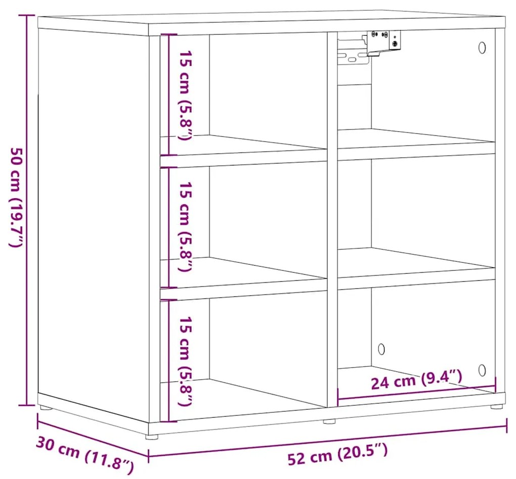 Sapateiras 2 pcs madeira velha 52x30x50 cm