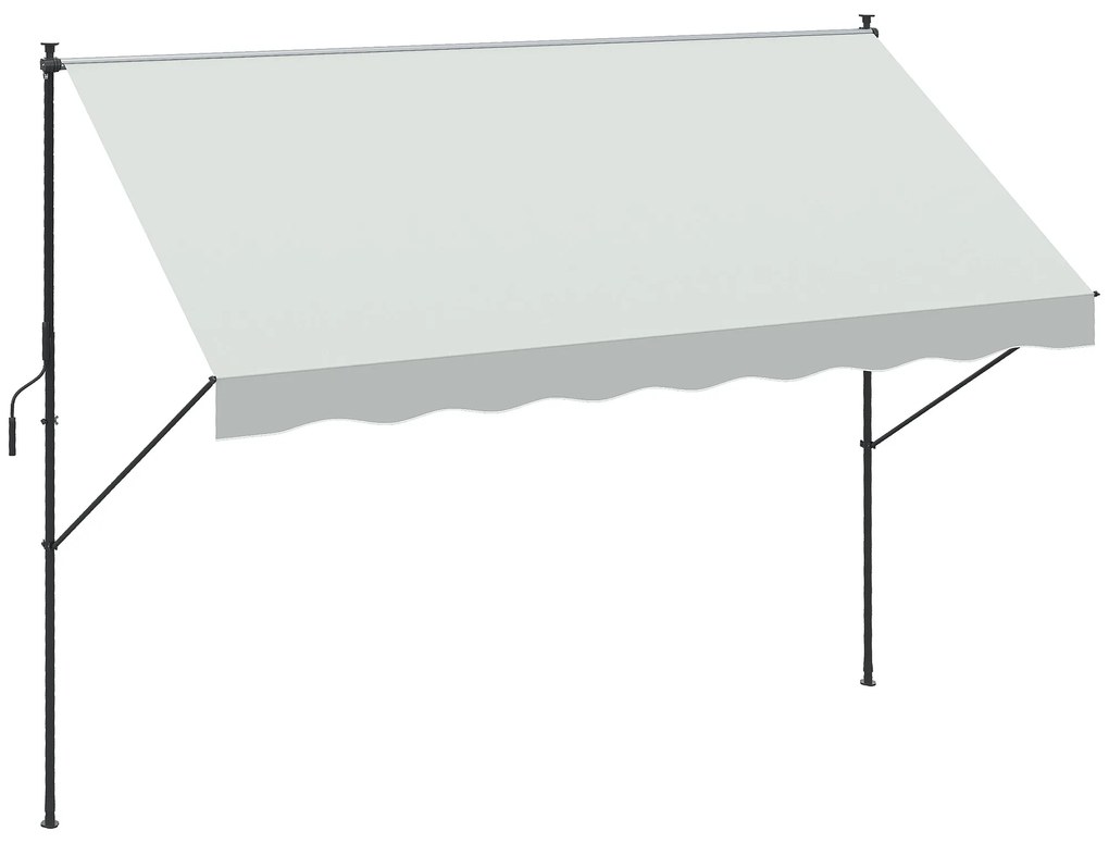 Toldo de Parede Manual Retrátil Ajustável – Modelo Nazaré – 300x170 cm