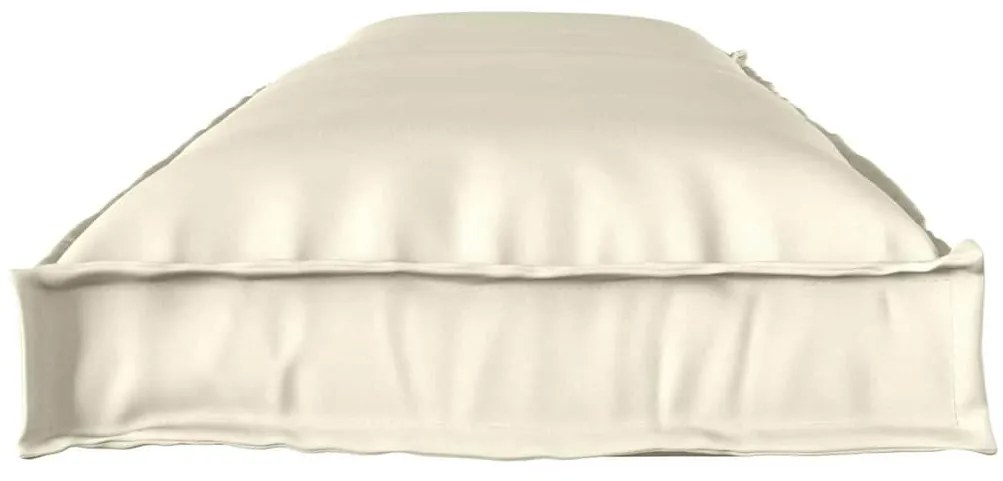 Almofada de Palete para Banco Creme 150 x 40 x 8 cm, feita em tecido O