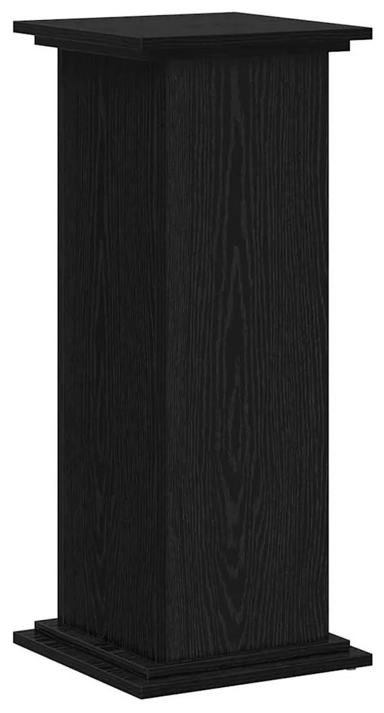 Suporte pra Plantas Preto Carvalho 33 x 33 x 80 cm - Madeira Reconstit
