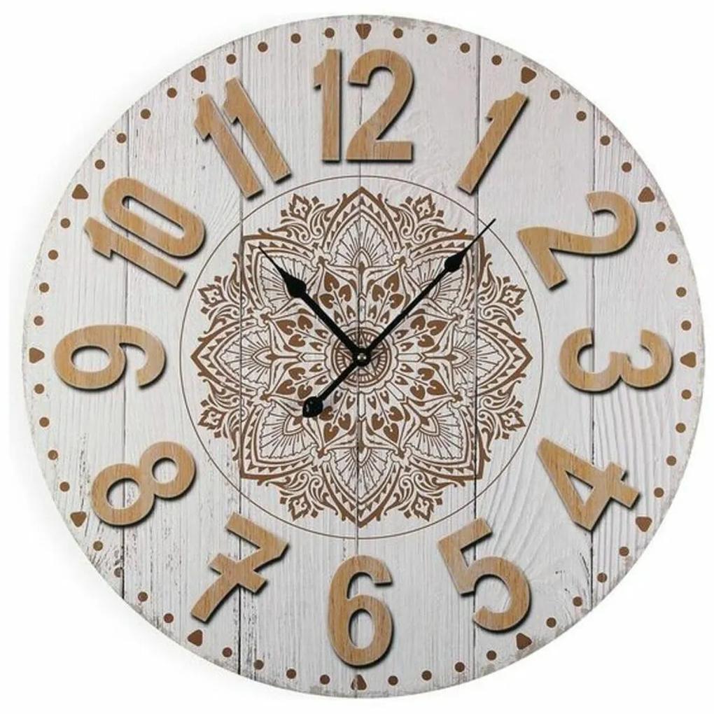Relógio de Parede Versa Madeira (3 x 58 x 58 cm)
