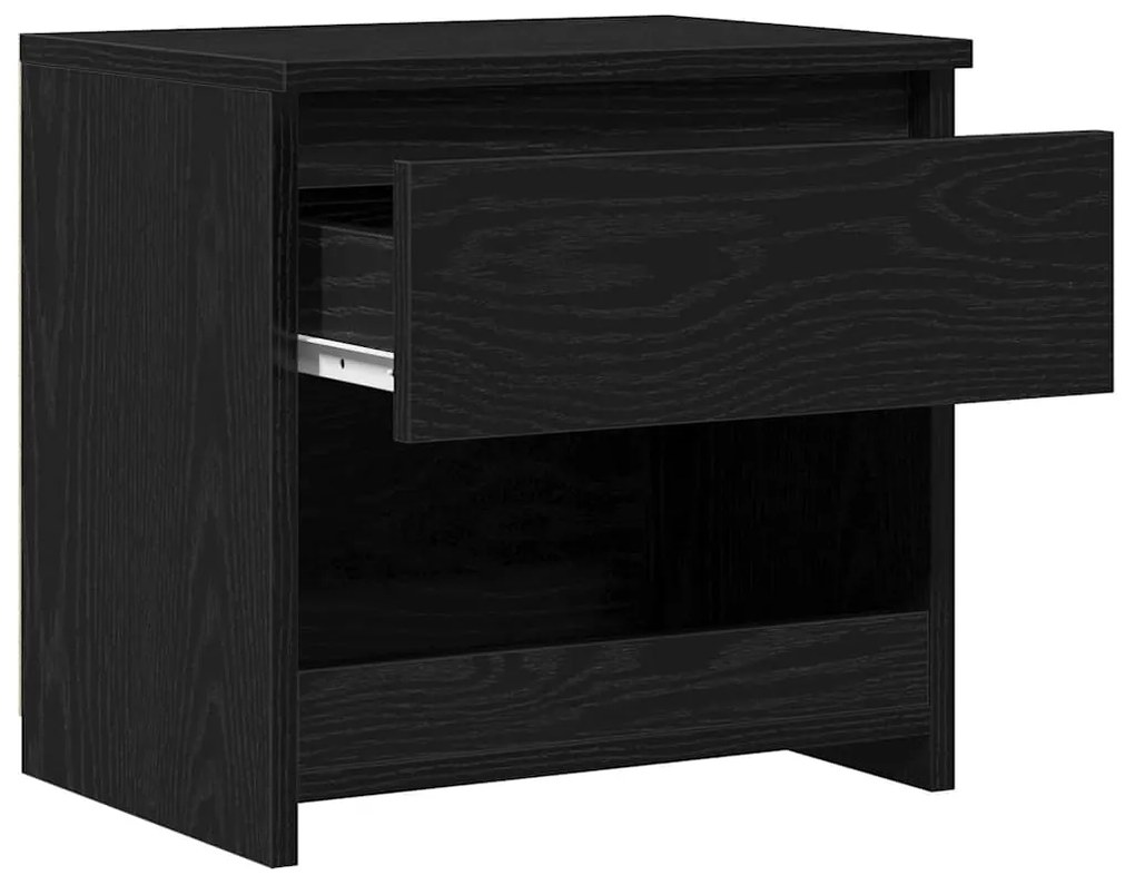 Conjunto de camas de cabeceira vidaXL 2 pcs Carvalho Preto 40x30x39 cm