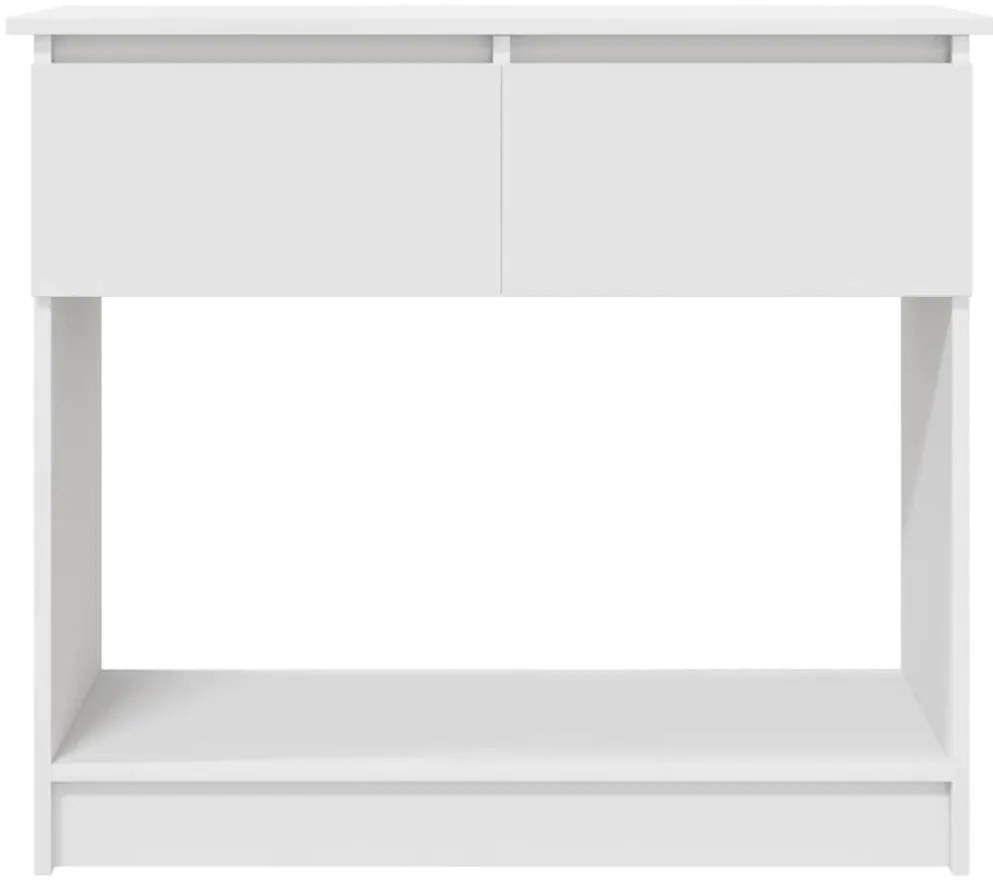 Mesa consola com gavetas 85,5x38,5x74,5 cm branco