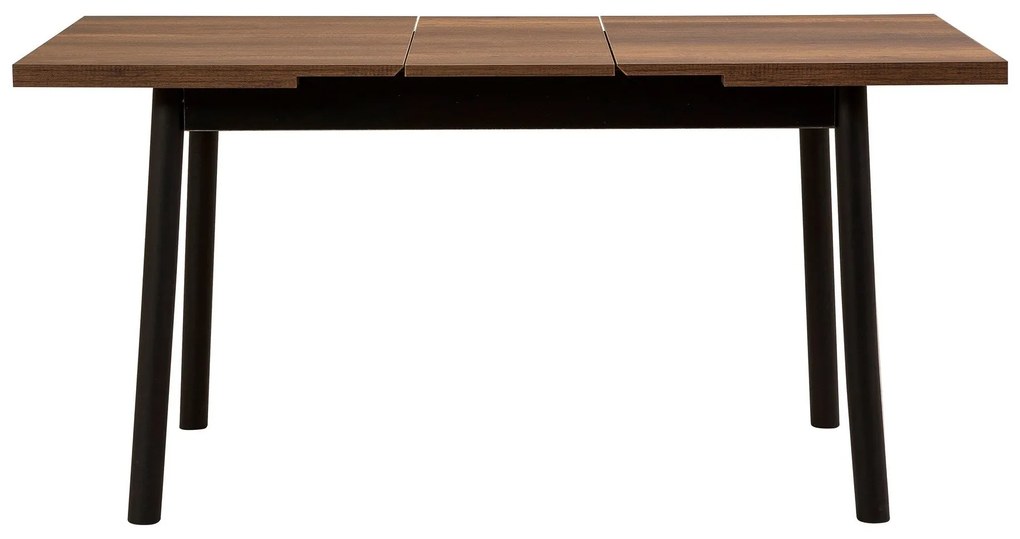 Conjunto de Mesa de Jantar Extensível Oliver – Preto – 120x77x75 cm