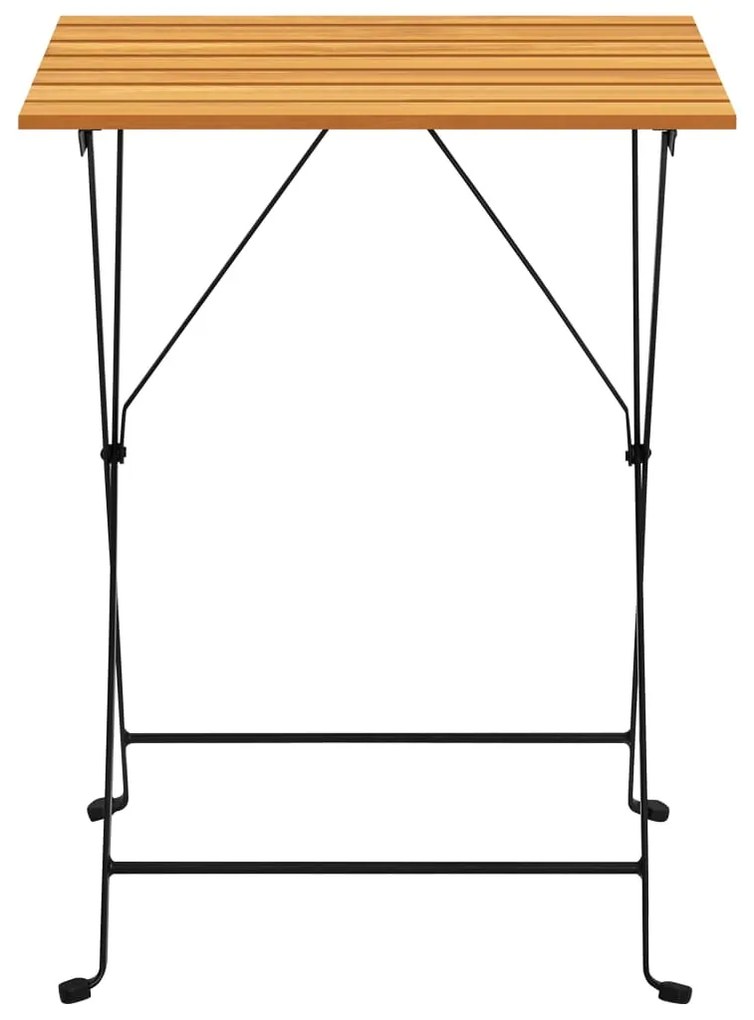 Mesa de bistrô 55x54x71 cm madeira de acácia maciça