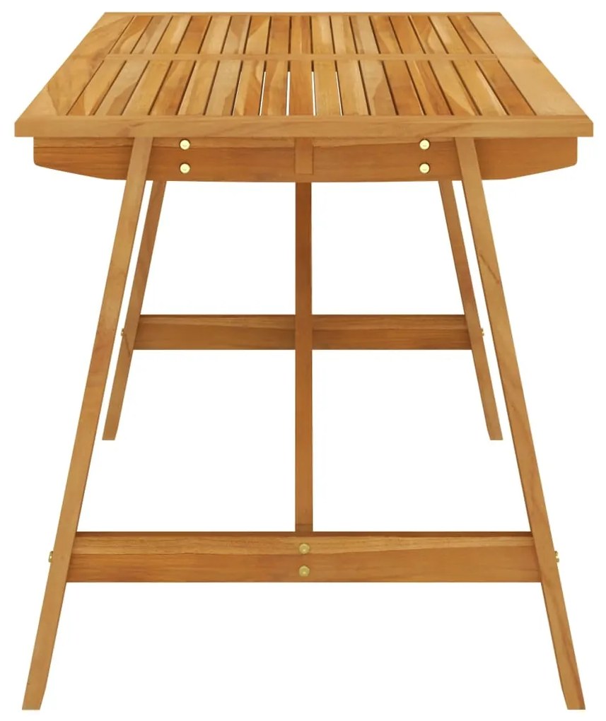 5 pcs conjunto de jantar para jardim castanho