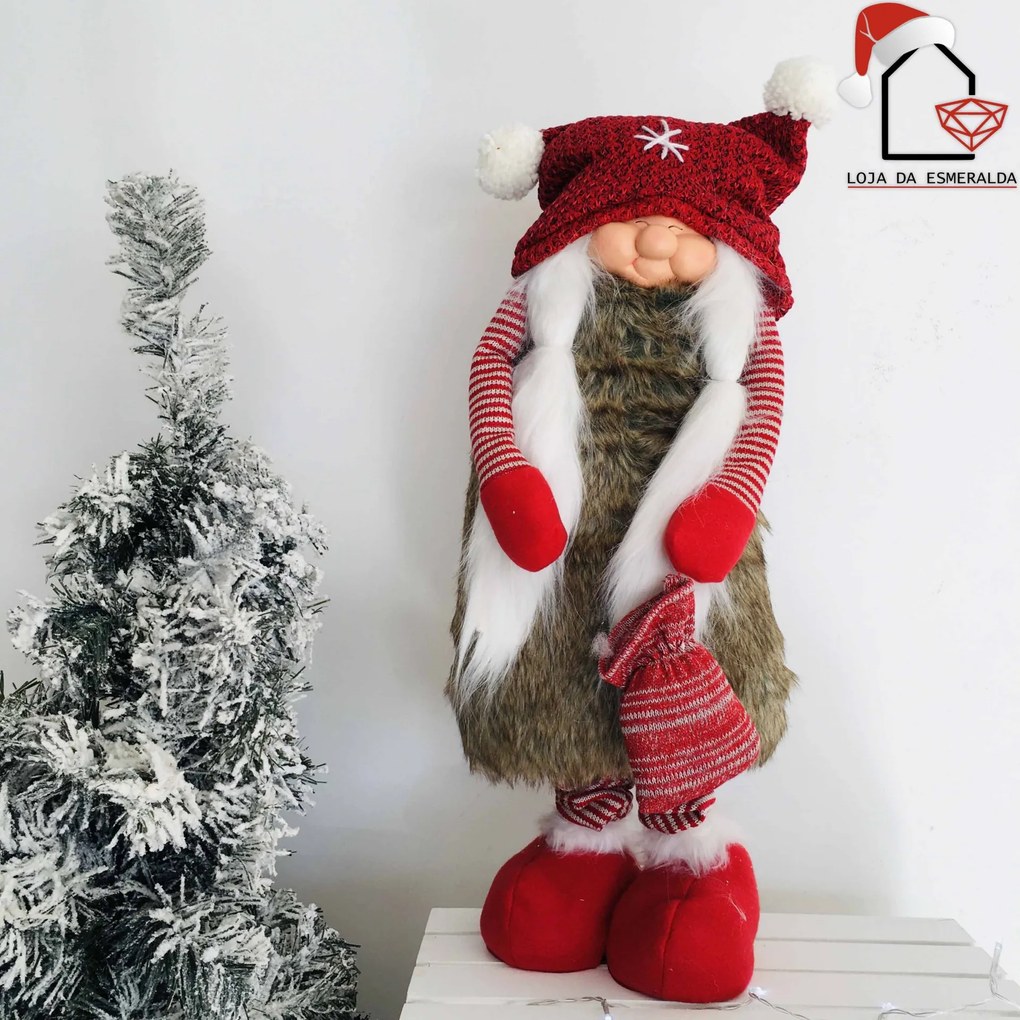 Boneca de Natal | Altura: 60 centímetros