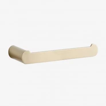 Porta-rolos Para Banheiro Em Aço Inoxidável Alameda Dourado Escovado - Sklum