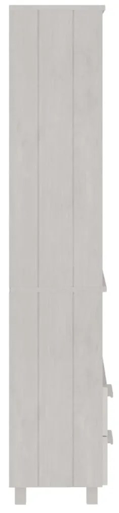 Aparador alto HAMAR 60x35x180 cm pinho maciço branco