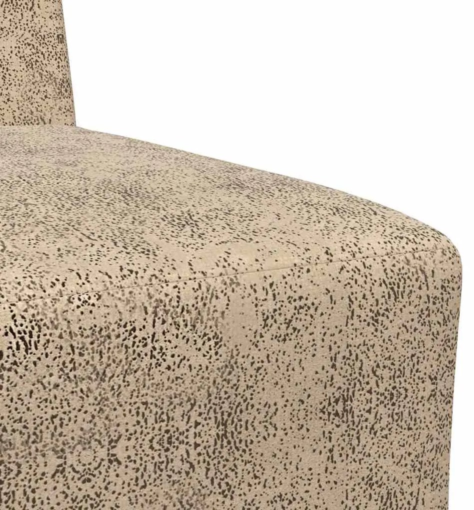 Poltrona em camurça artificial 55 cm cinzento-claro
