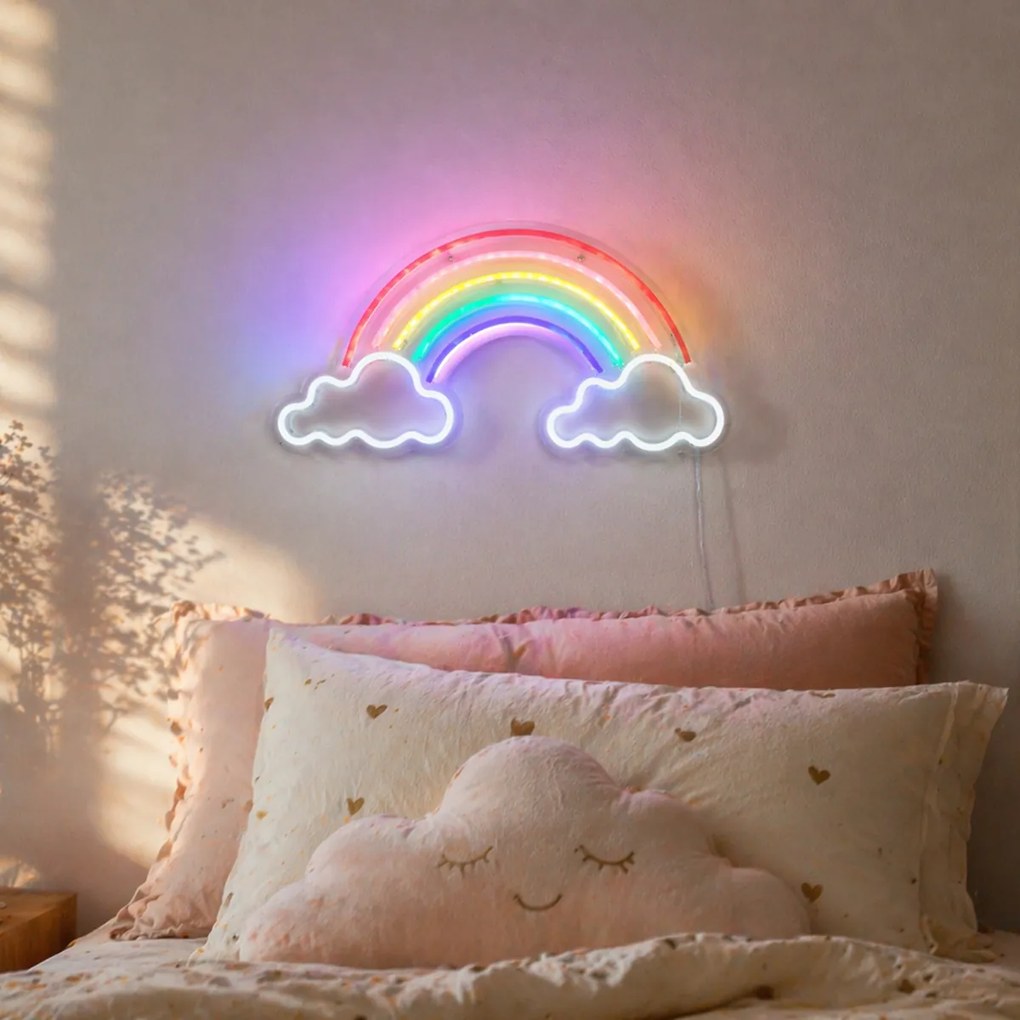 Candeeiro de parede néon multicolorido incl. LED - Rainbow
