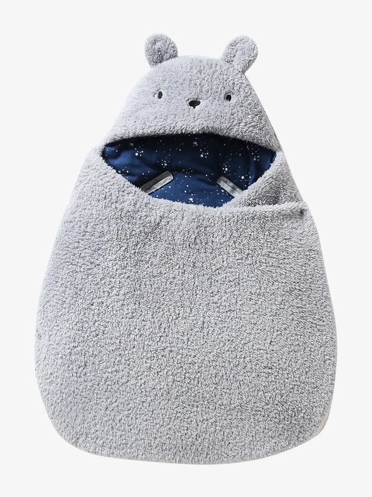 Ninho transformável em peluche Ursinho cinzento-rato