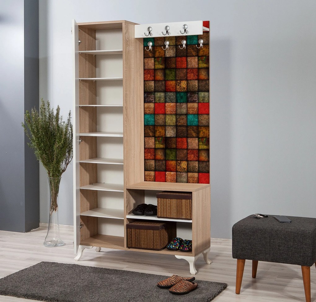 Hall Stand Inci – Carvalho Sonoma – 100x190x36 cm