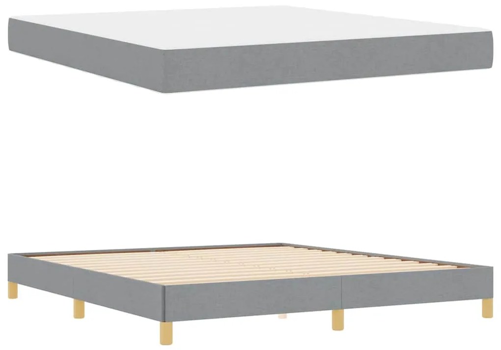 Cama Box Taupe, Marrom 180 x 200 cm