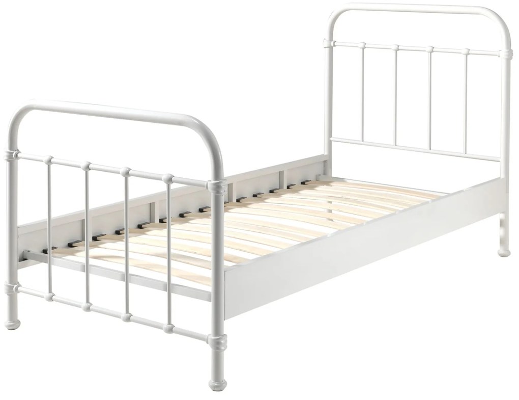 Cama para Crianças NEW YORK 90x200CM + Estrado Branca