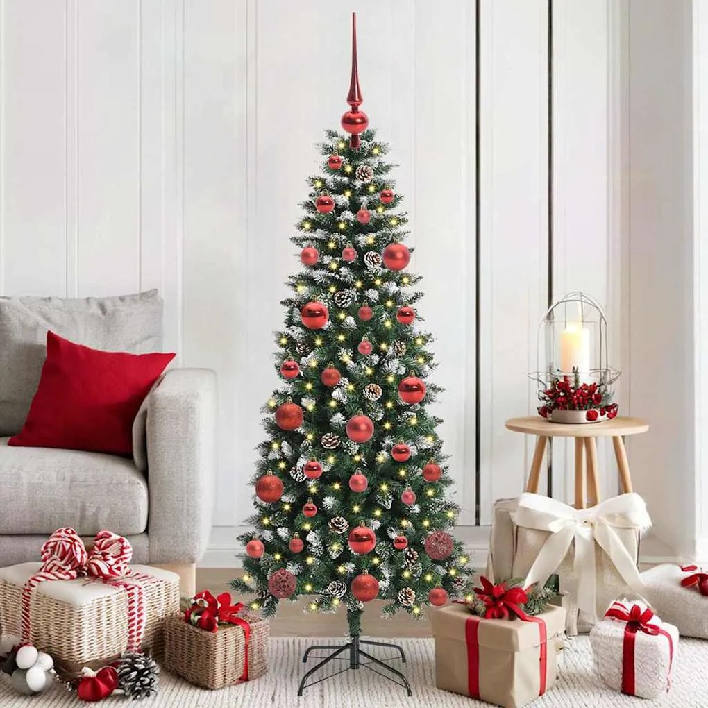 vidaXL Árvore de Natal Artificial Verde 150 cm PVC, Plástico e Aço