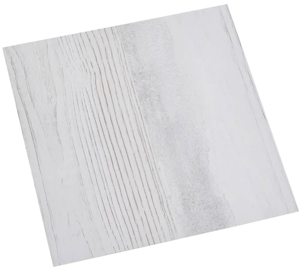 Tábuas de soalho autoadesivas 20 pcs 1,86m² PVC cinzento-claro