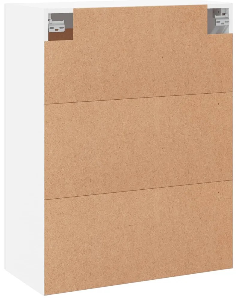Móveis de parede 2 pcs derivados de madeira branco