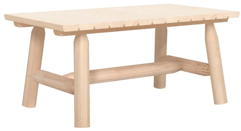 3 pcs conjunto lounge de jardim madeira de abeto maciça
