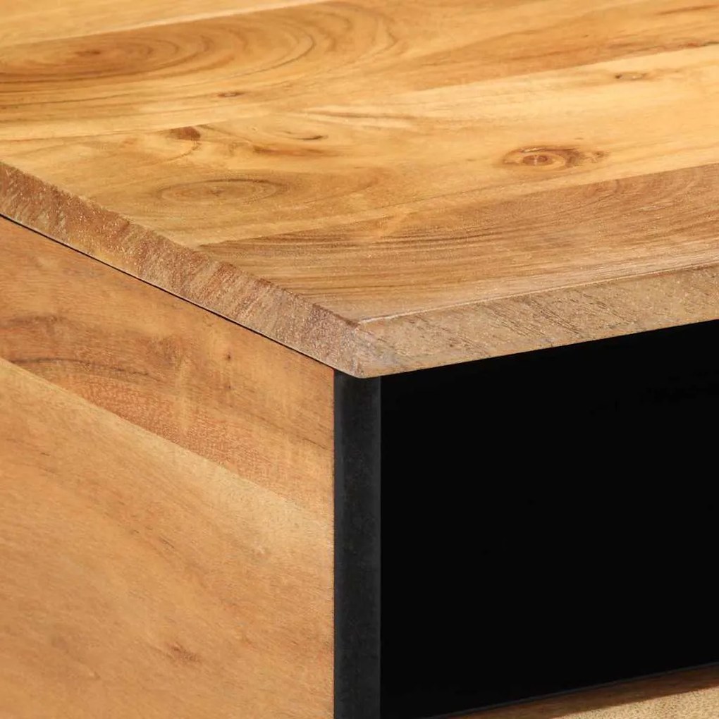 Mesa de Café vidaXL 80x54x40 cm Madeira de Acácia Sólida