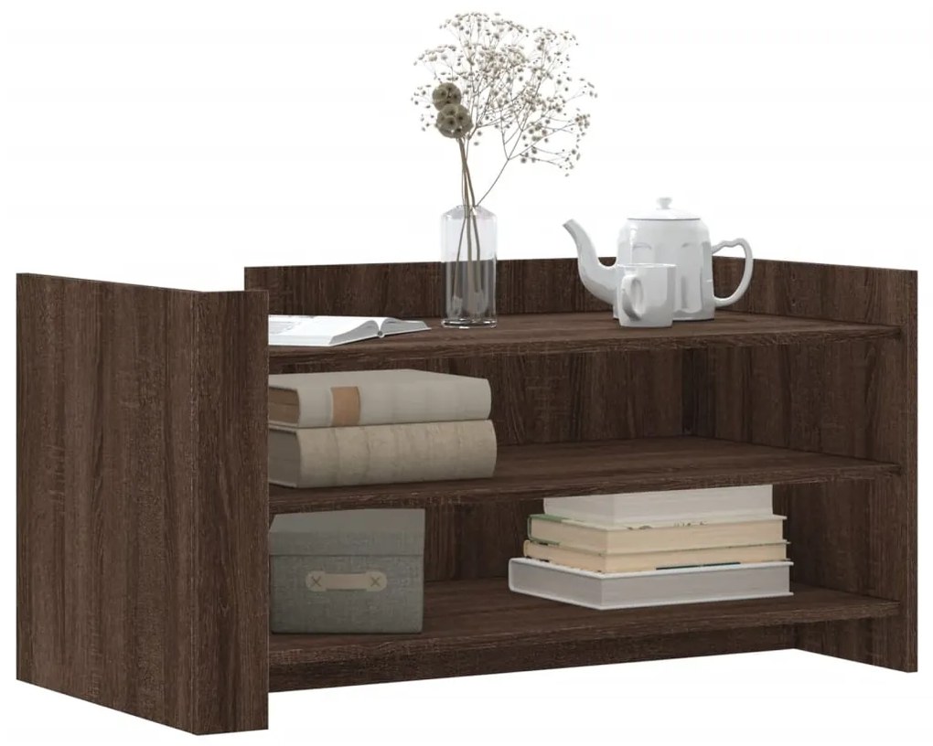 Mesa de centro 100x50x50 cm deriv. madeira carvalho castanho