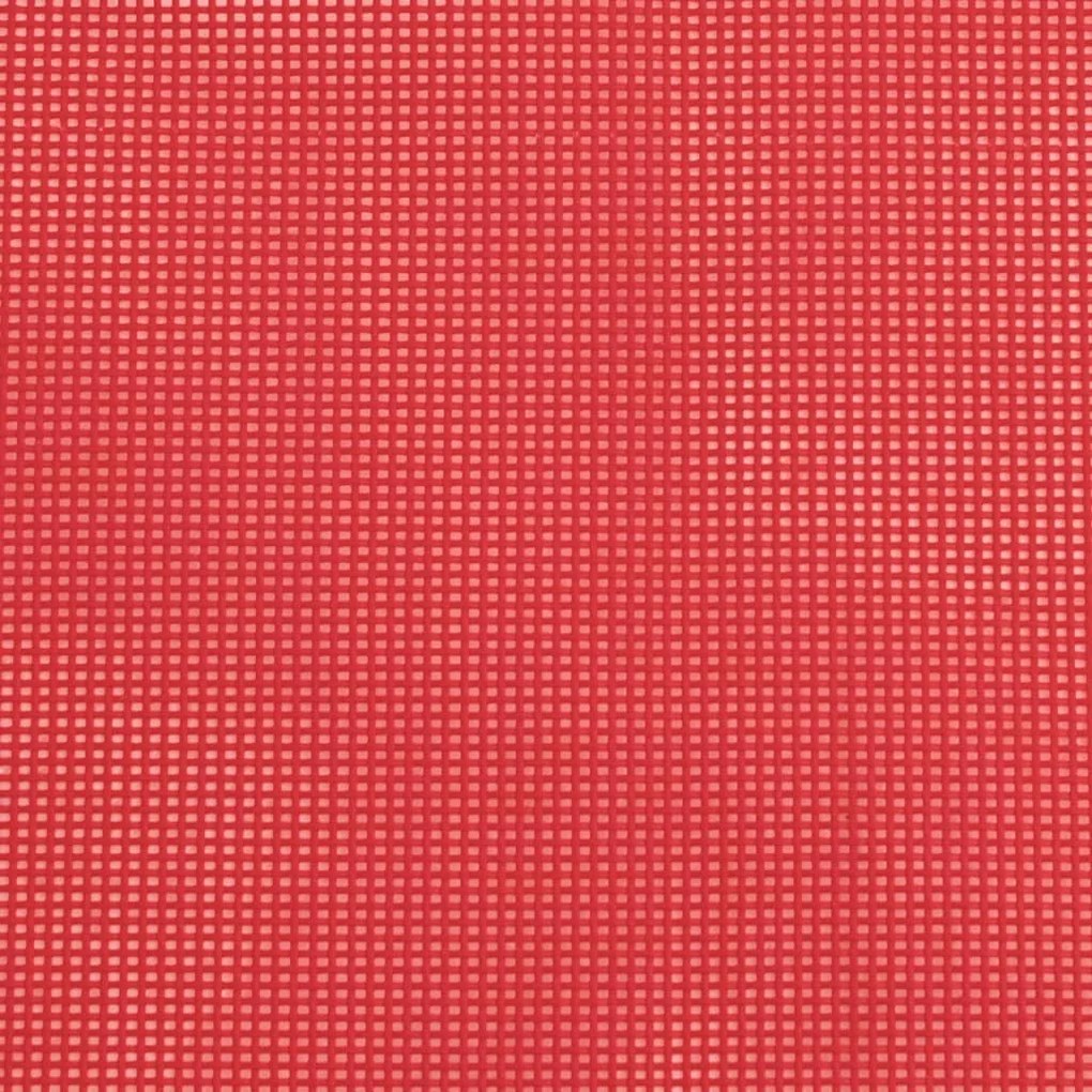 Espreguiçadeiras dobráveis 2 pcs textilene e aço vermelho