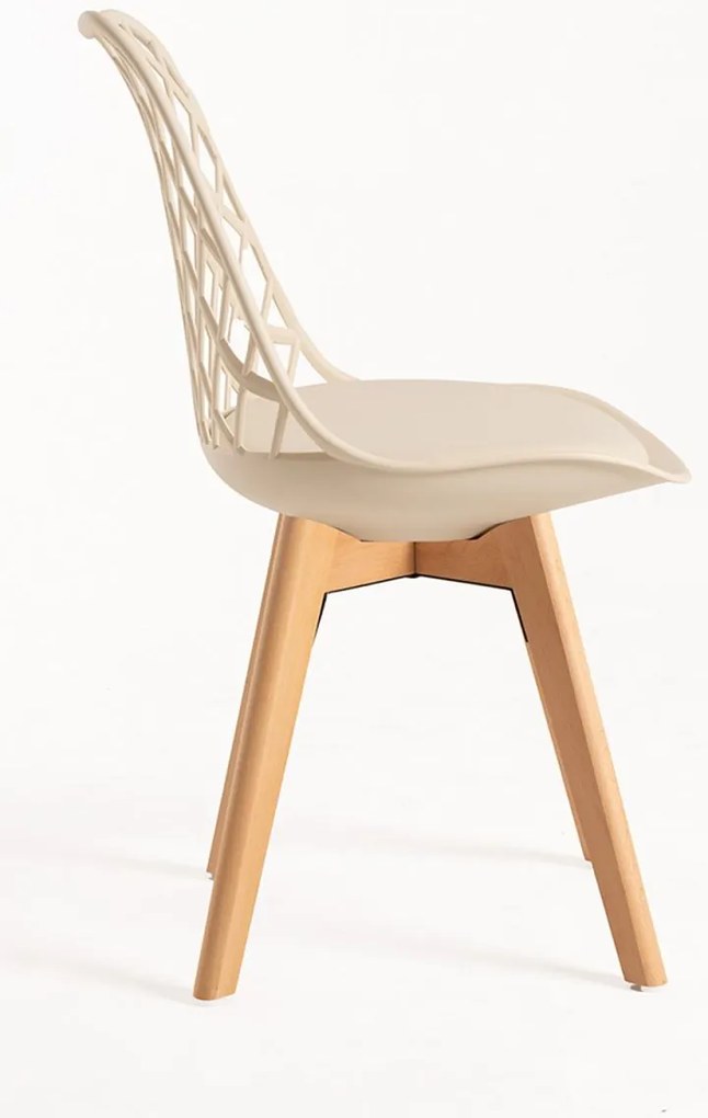 Pack 6 Cadeiras Mima - Beige