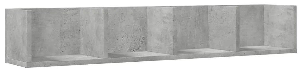 Armários parede 2 pcs 99x18x16,5cm deriv. madeira cinza cimento