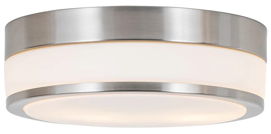 Candeeiro de teto exterior moderno em aço 28 cm IP44 - Flavi