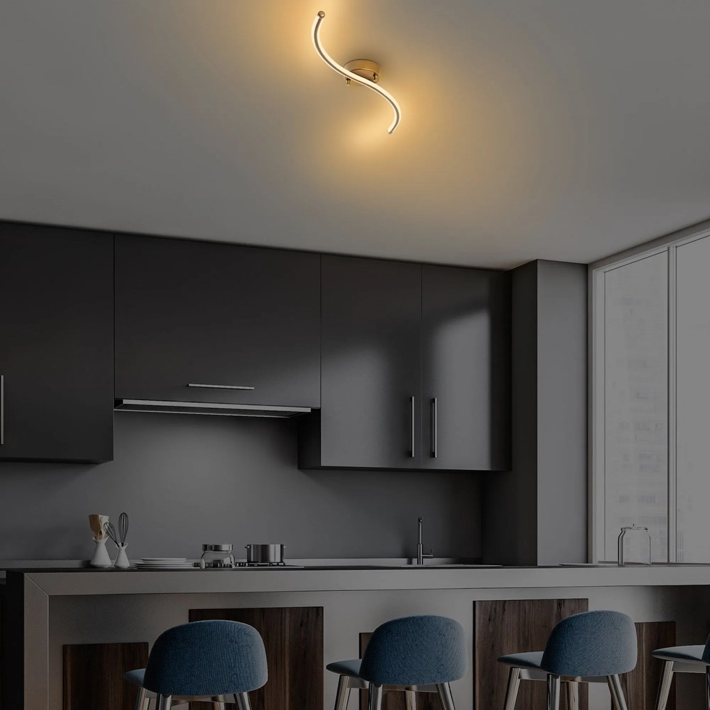 Chandelier Yilan – Ouro – 67 cm x 5 cm x 10 cm