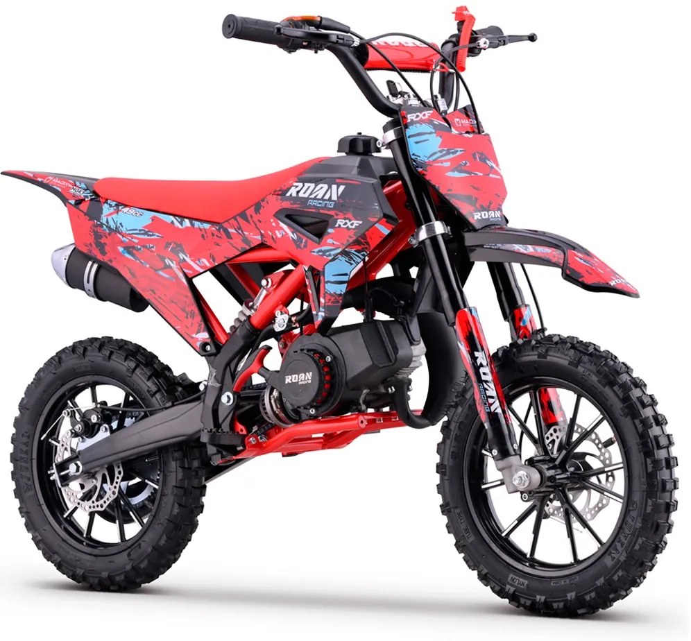 MINI MOTO PARA CRIANÇAS MiniCross Roan RXF 49cc 4.5CV Vermelha