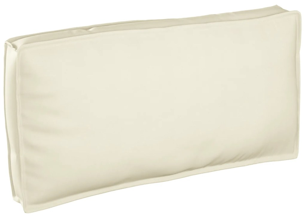 vidaXL Cushion de Palete para Assento/Encosto Creme 120x60x12 cm Tecido de Oxford